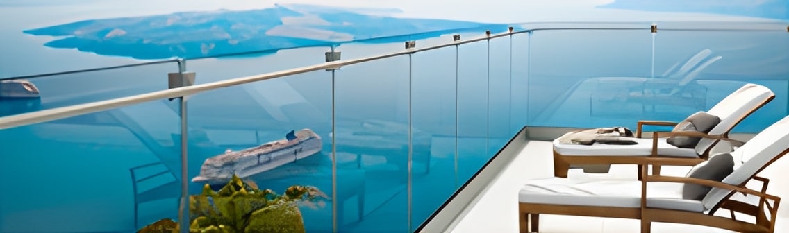 Garde-corps terrasse RAIL CLASSIC U50